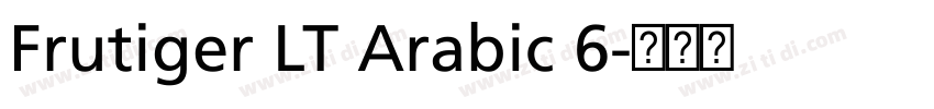 Frutiger LT Arabic 6字体转换 Frutiger LT Arabic 6字体转换